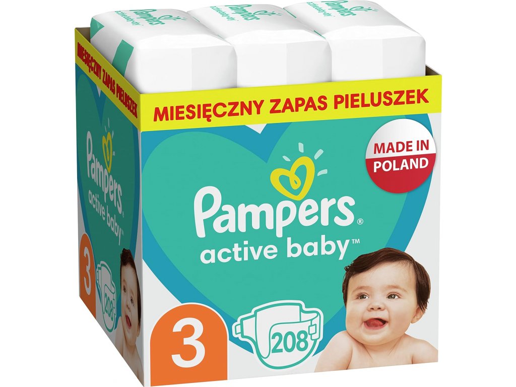 dziecko 3 miesiace pampers