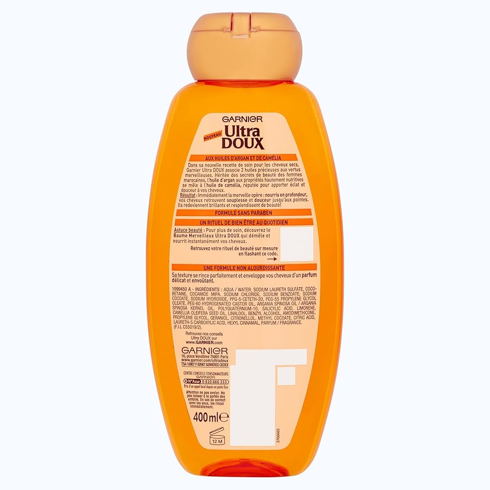 szampon i odżywka ultra doux z olejkiem arganowym