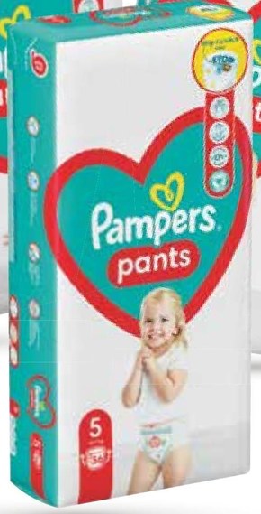 pieluchomajtki pampers 5 tesco 56