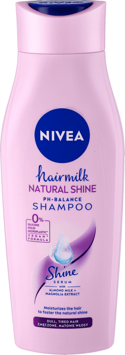 nivea hairmilk szampon wyzwalający blask