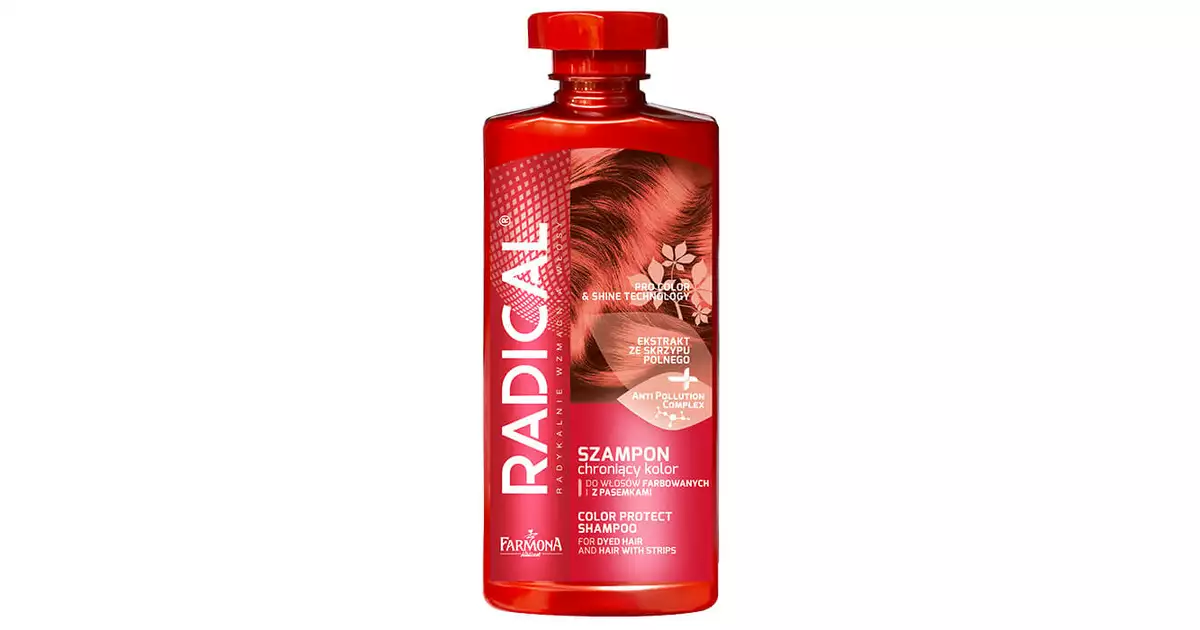 radical szampon do włosów farbowanych i zniszczonych