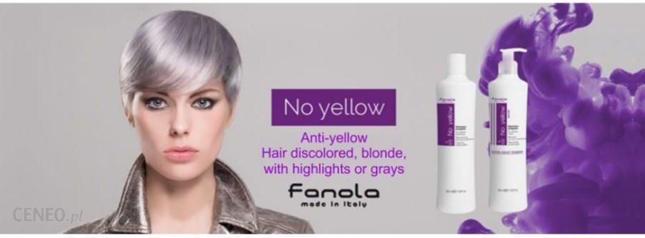 fanola no yellow szampon ochładzający odcień blond opinie