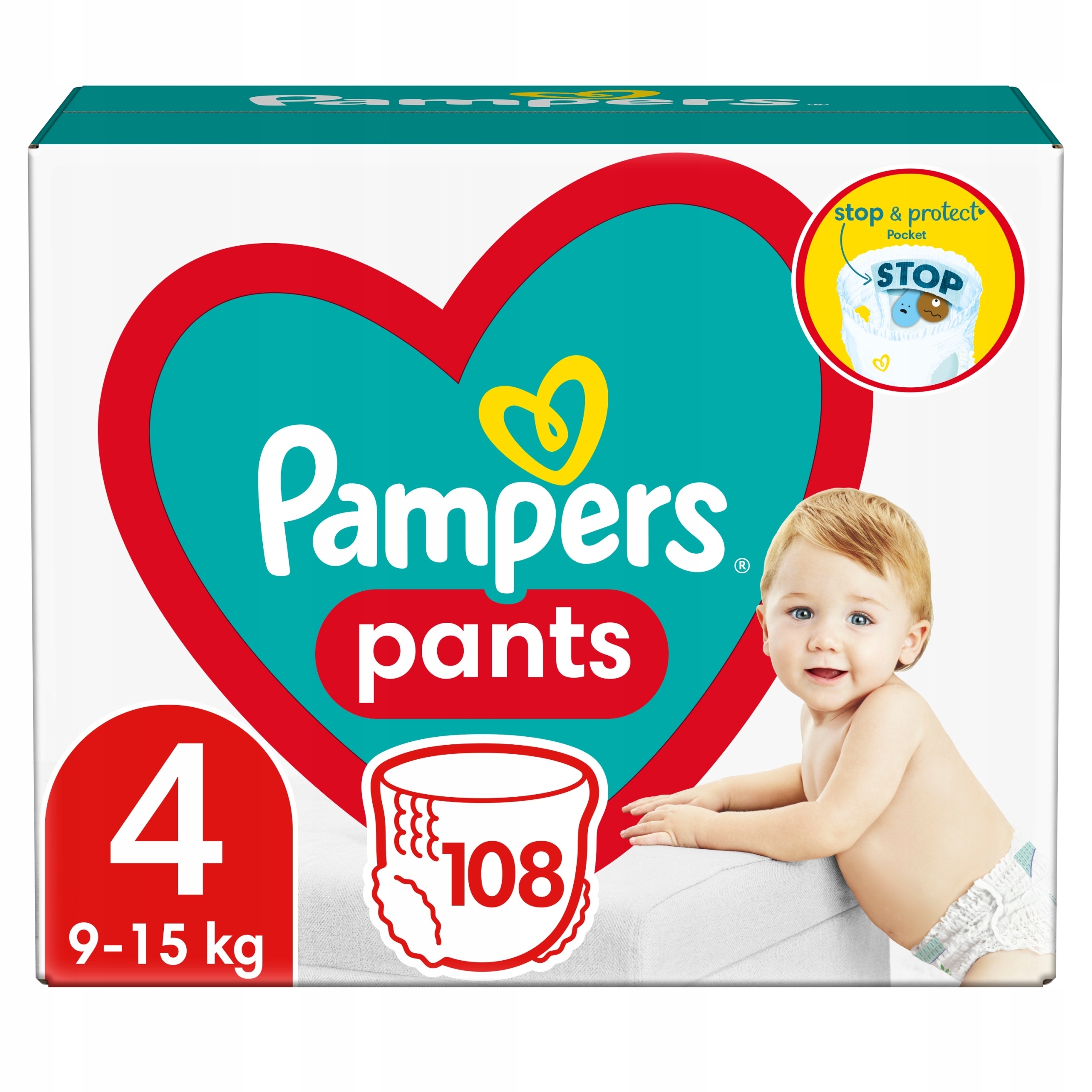 pampers pants 4 104 sztuki