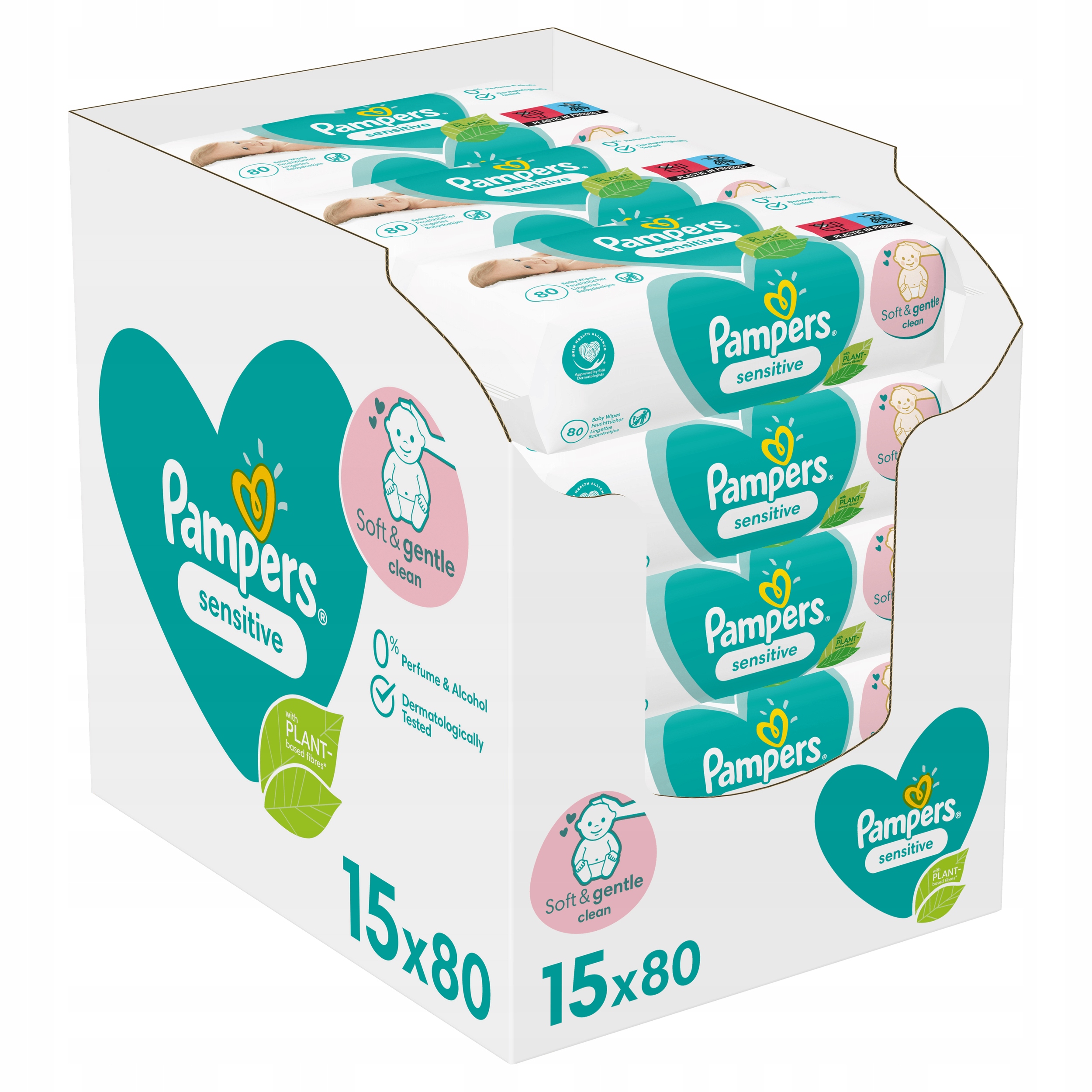 pampers chusteczki mokre 64 szt