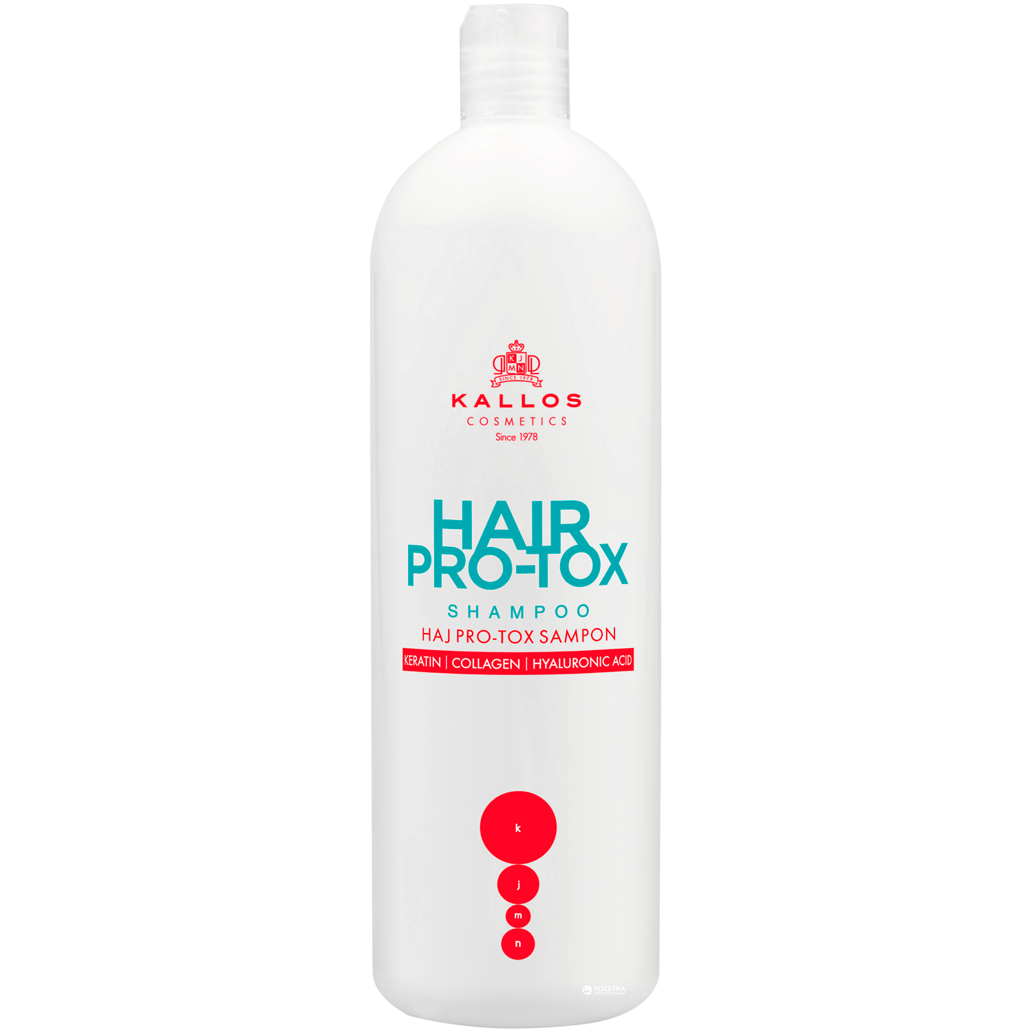 kallos hair pro-tox szampon do włosów 1000 ml