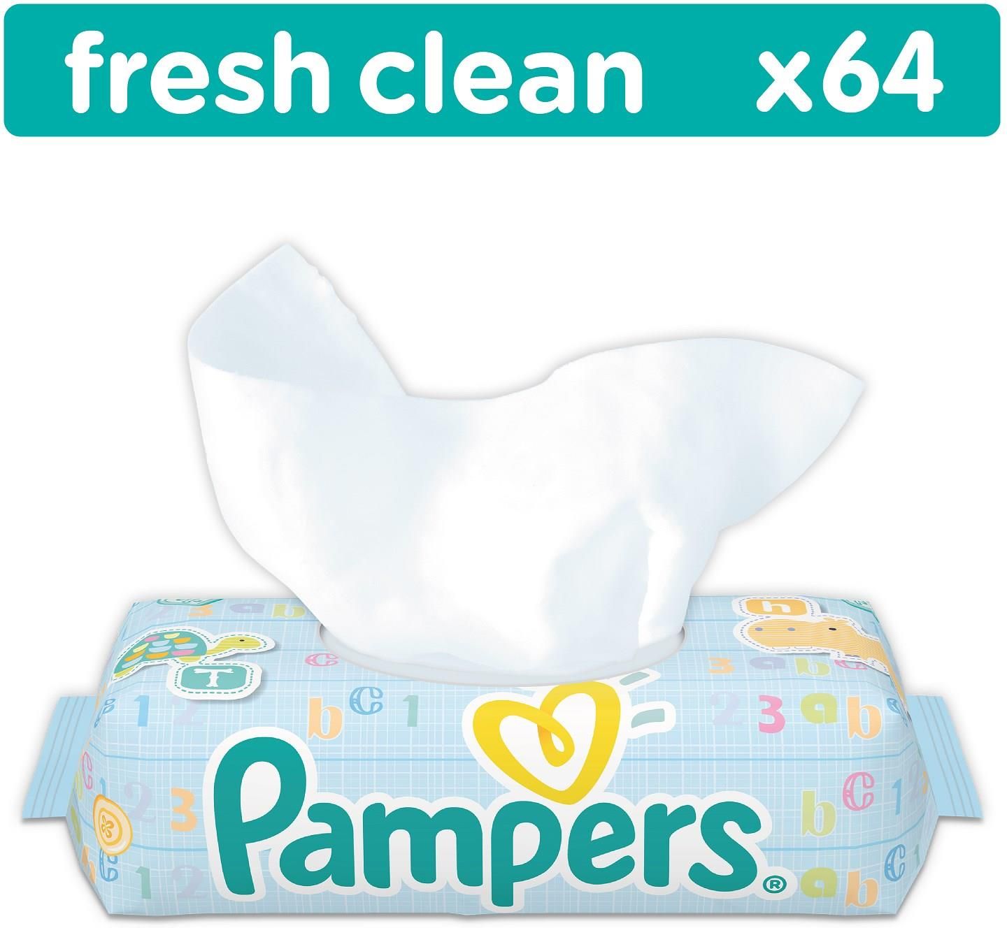 pampers chusteczki mokre 64 szt ceneo