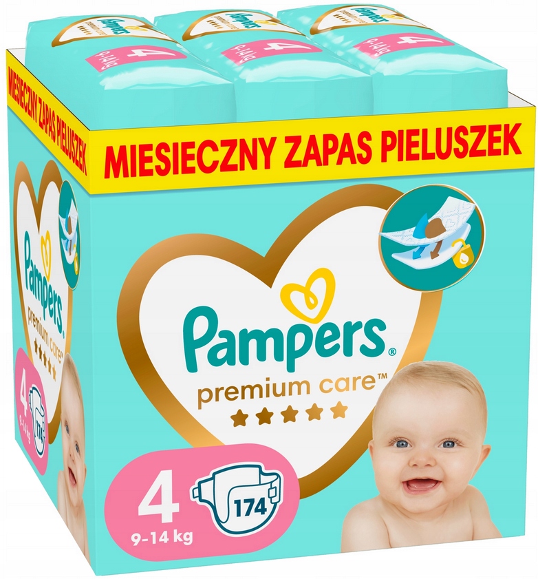 pieluszki pampers 168 szt