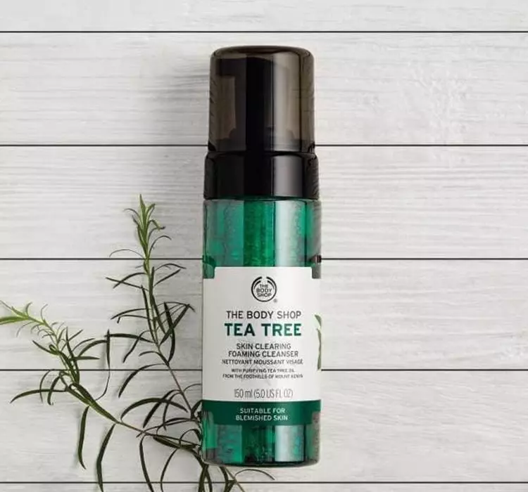 pianka do twarzy tea tree oil the body shop