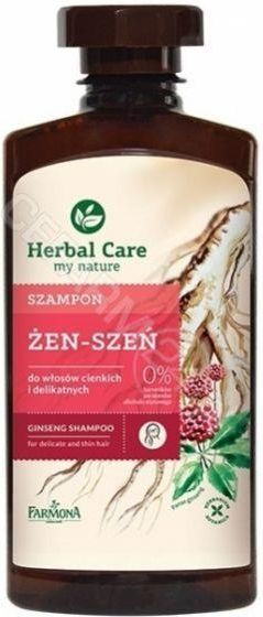 farmona herbal care szampon żeń-szeń do włosów cienkich i delikatnych