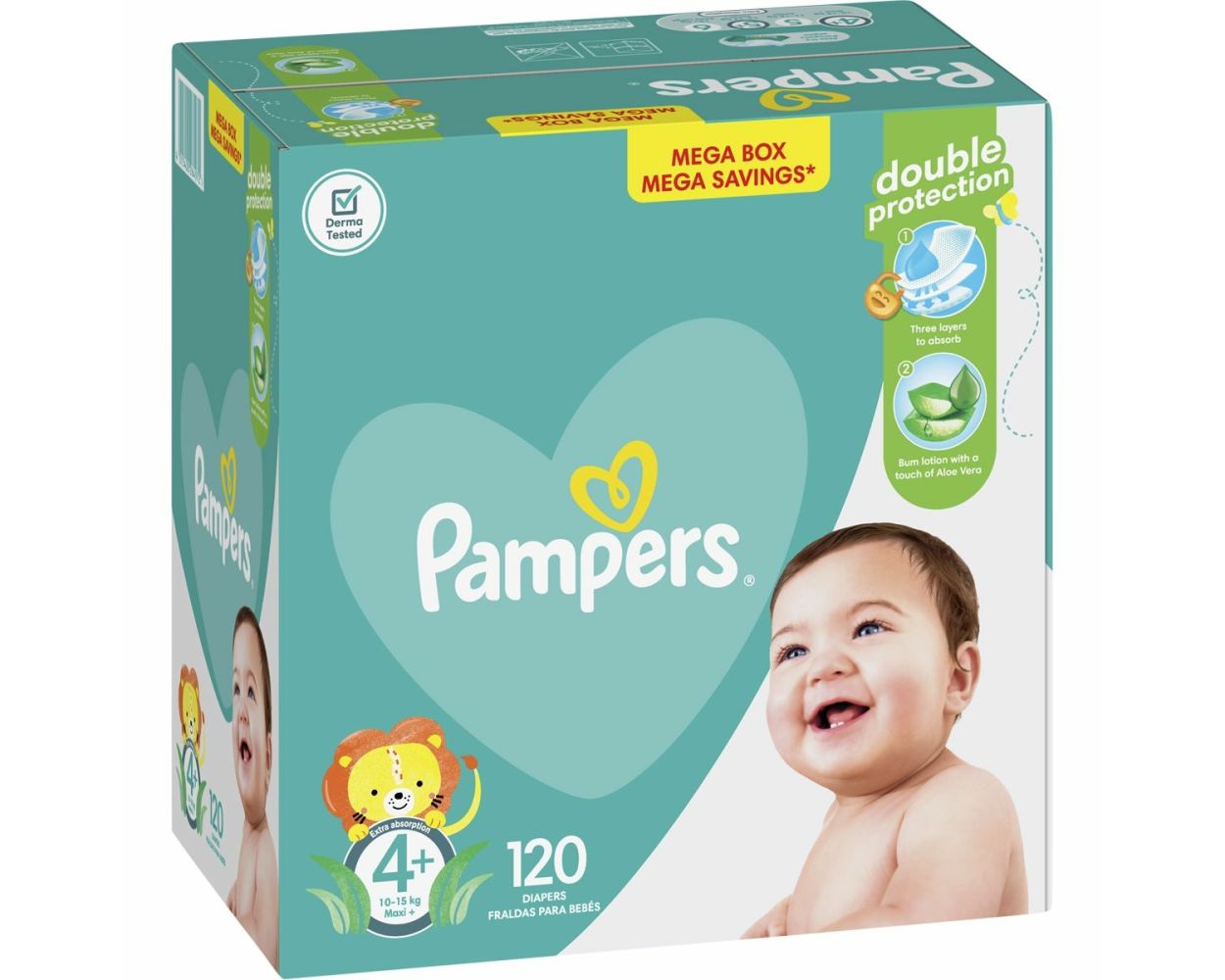 pampers active baby 4 mega box