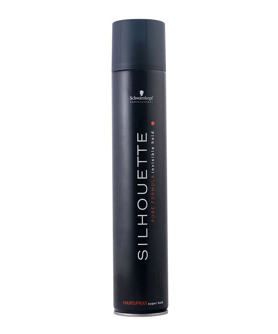 schwarzkopf silhouette super hold hairspray czarny lakier do włosów 750ml