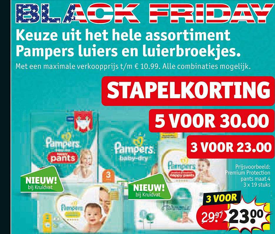 black friday pampers nl