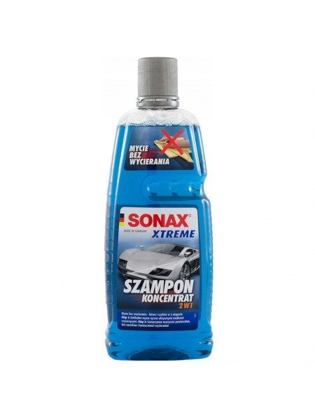 sonax szampon 2w1 koncentrat bez wycierania 1l