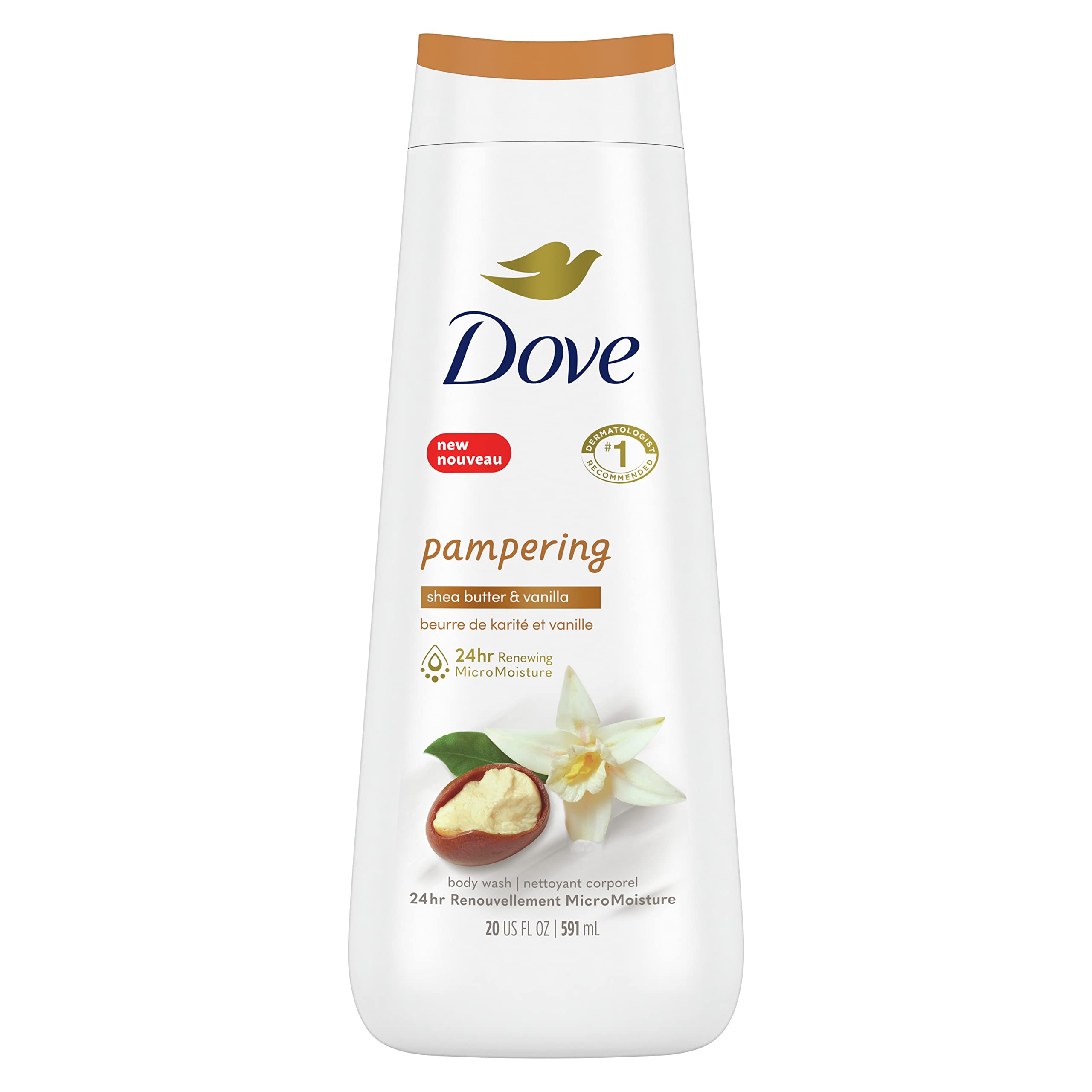 dove pampering body wash