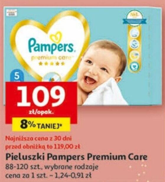 pampers premium care 1 88 szt auchan