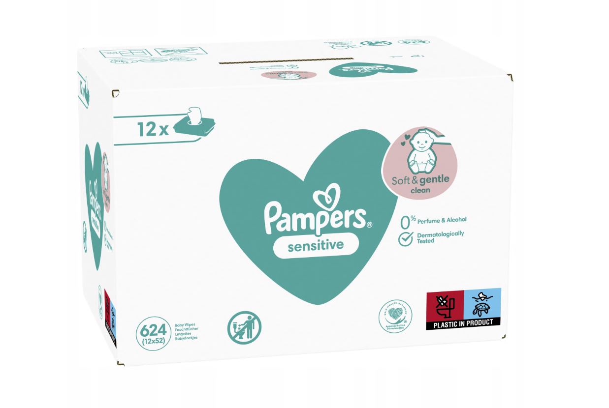 pampers chusteczki sensitive 12