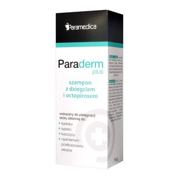 paraderm plus szampon z dziegciem i octopiroxem 150 ml