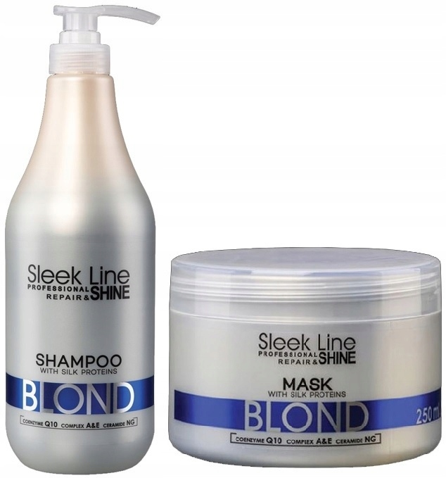 sleek line szampon blond 1000ml opis