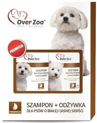 over zoo szampon dla psów do sierści białej