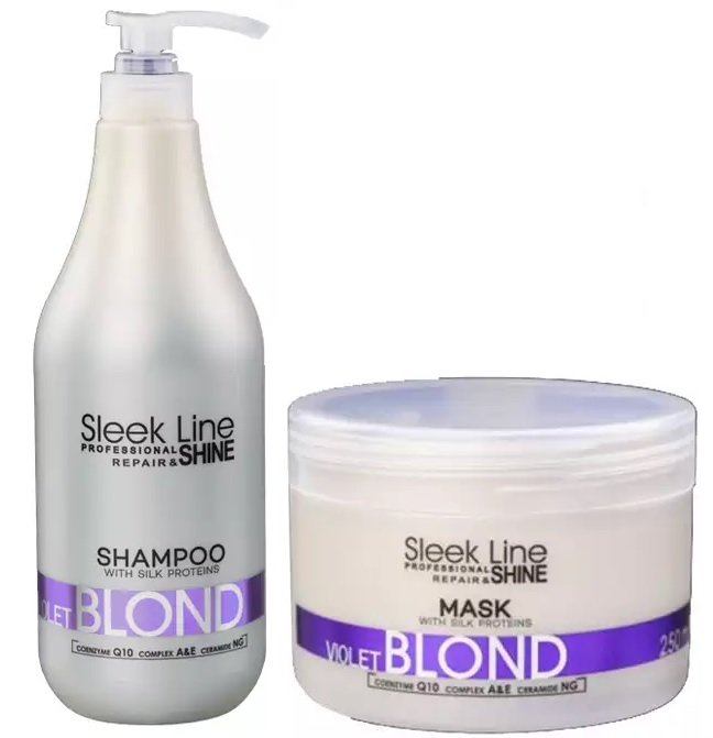 stapiz sleek line blond szampon 1l maska 1l hit