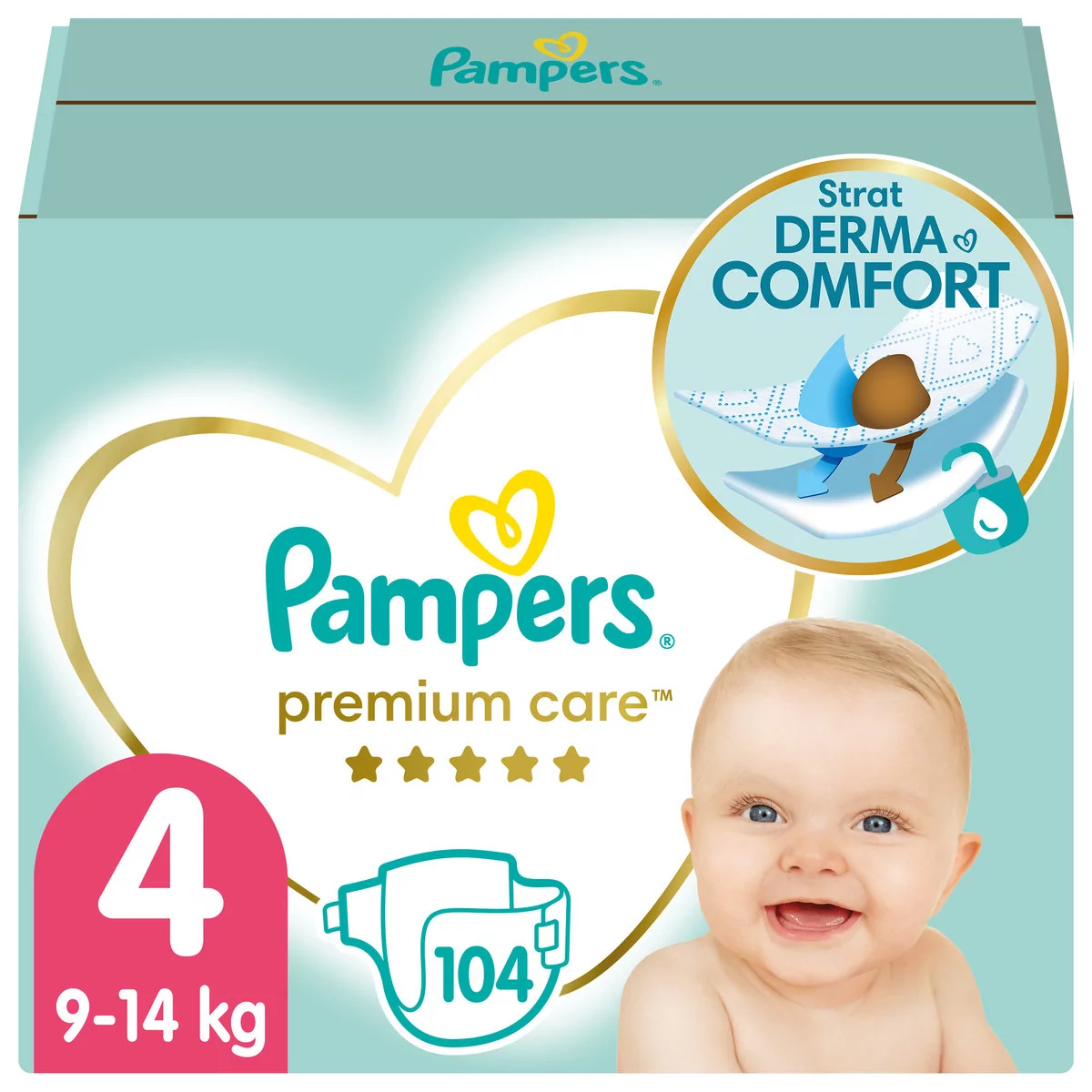 ceneo pieluchy pampers premium care 4 maxi 104szt