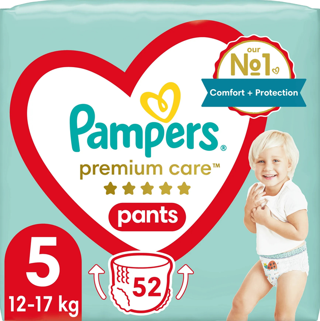 pieluchomajtki pampers premium care pants5