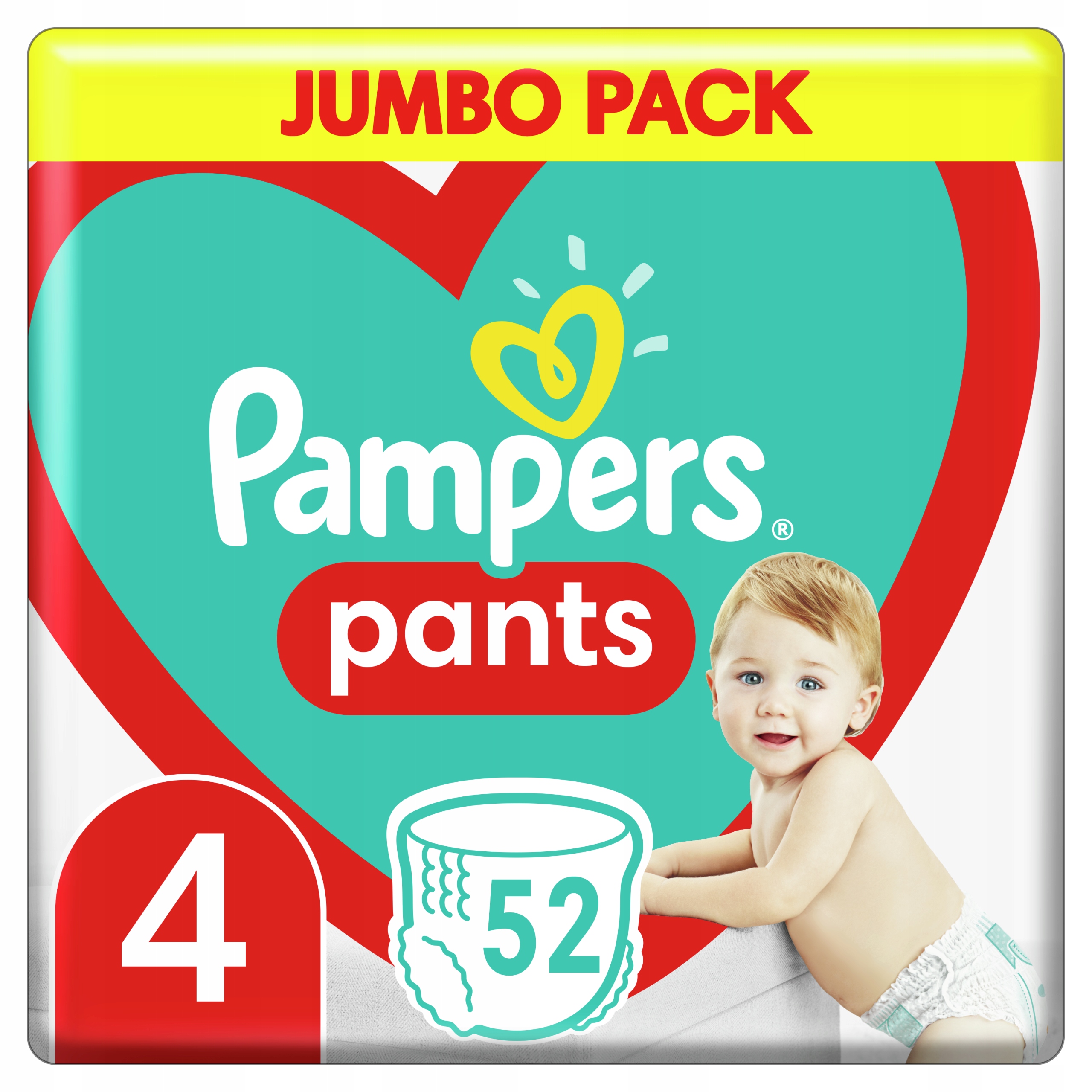 pampers pieluchy 4 52 sztuk