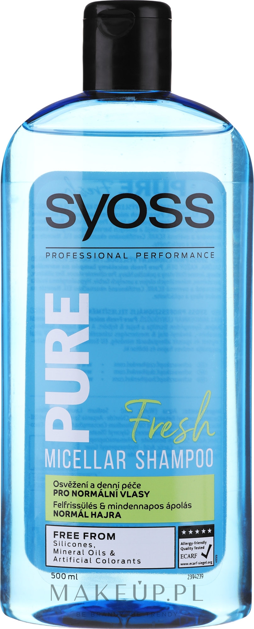 syoss szampon pure fresh