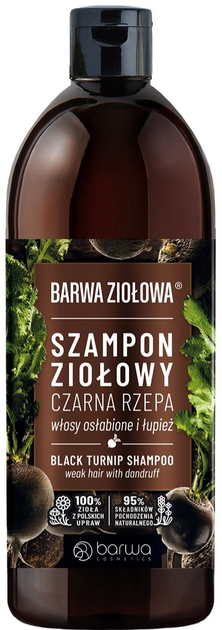 barwa szampon do włosów czarna rzepa 480ml