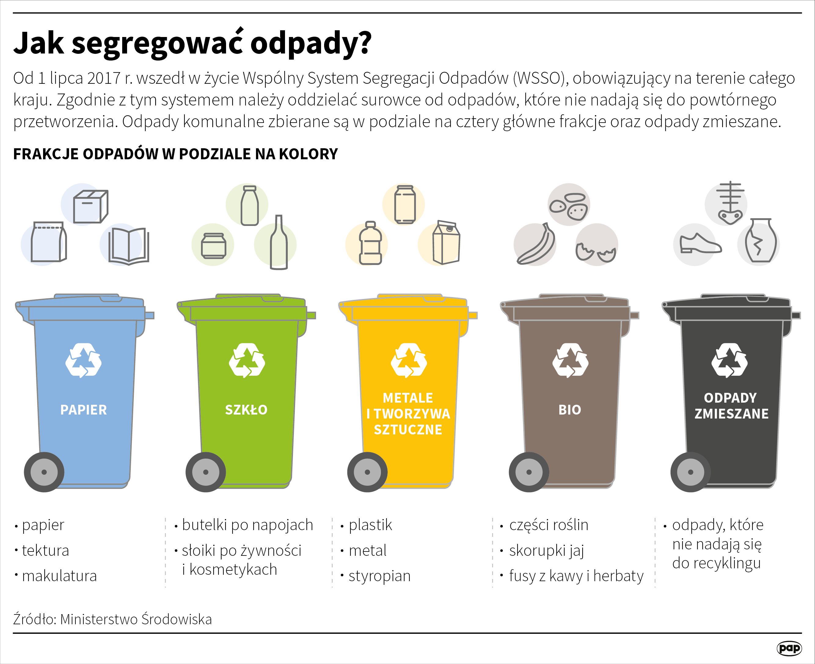 gdzie segregować pieluchy