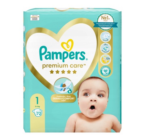 pieluchy pampers care 1