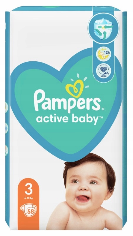 pampers aktiv baby roz 5 64 szt