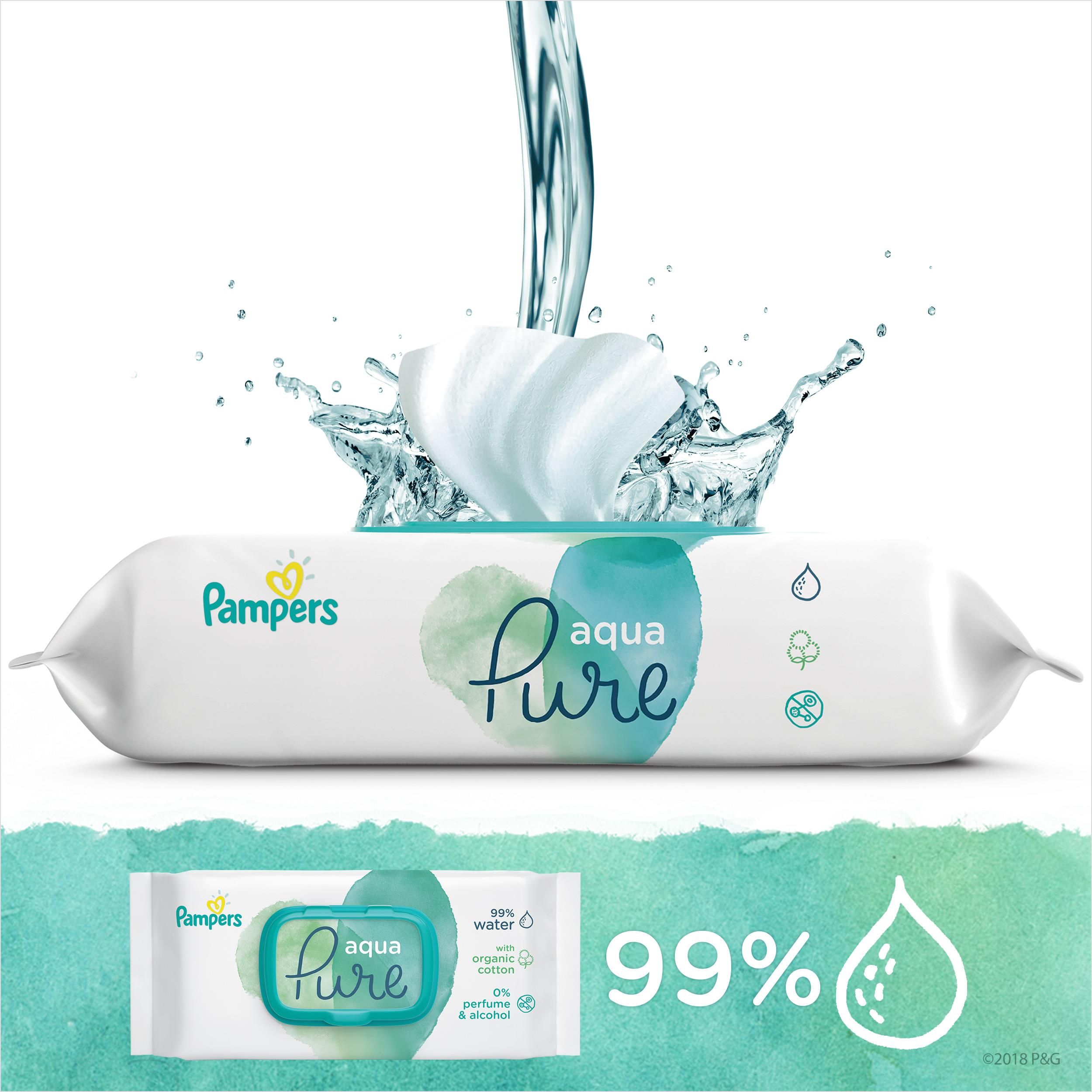 chusteczki pampers aqua pure opinie