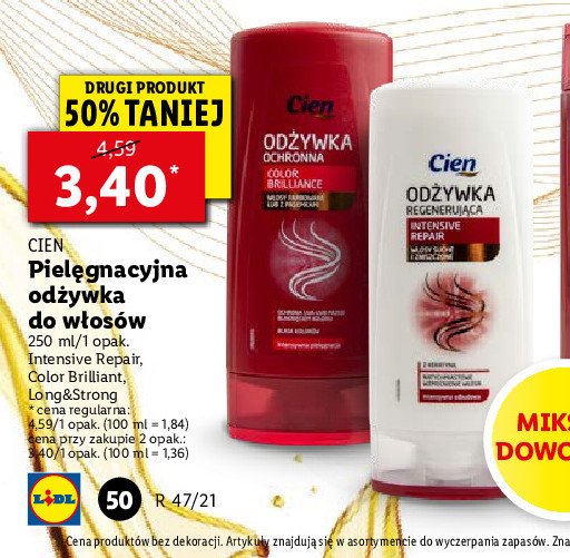 odżywka do włosów lidl