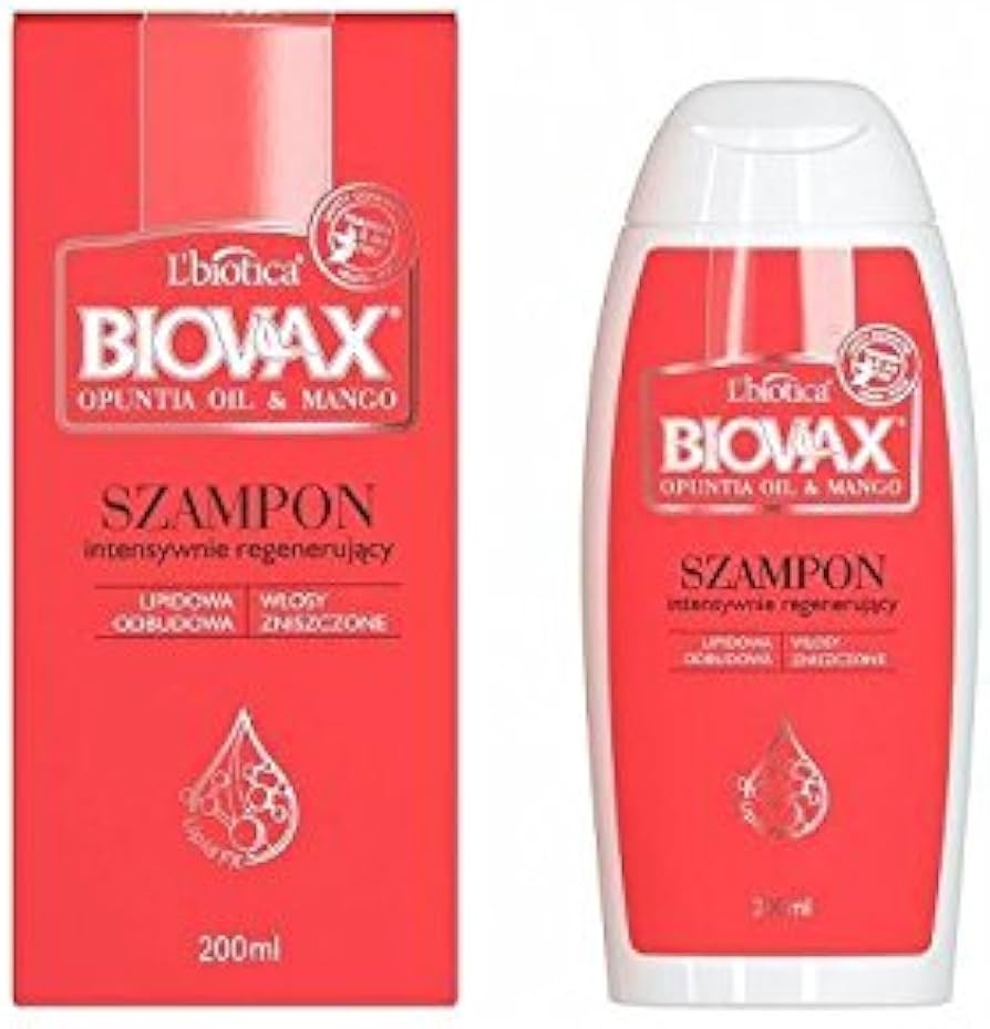 biovax opuntia oil and mango szampon