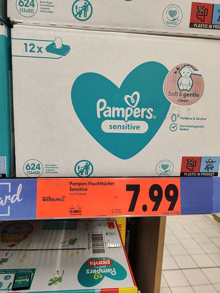 kaufland pampers sensitive