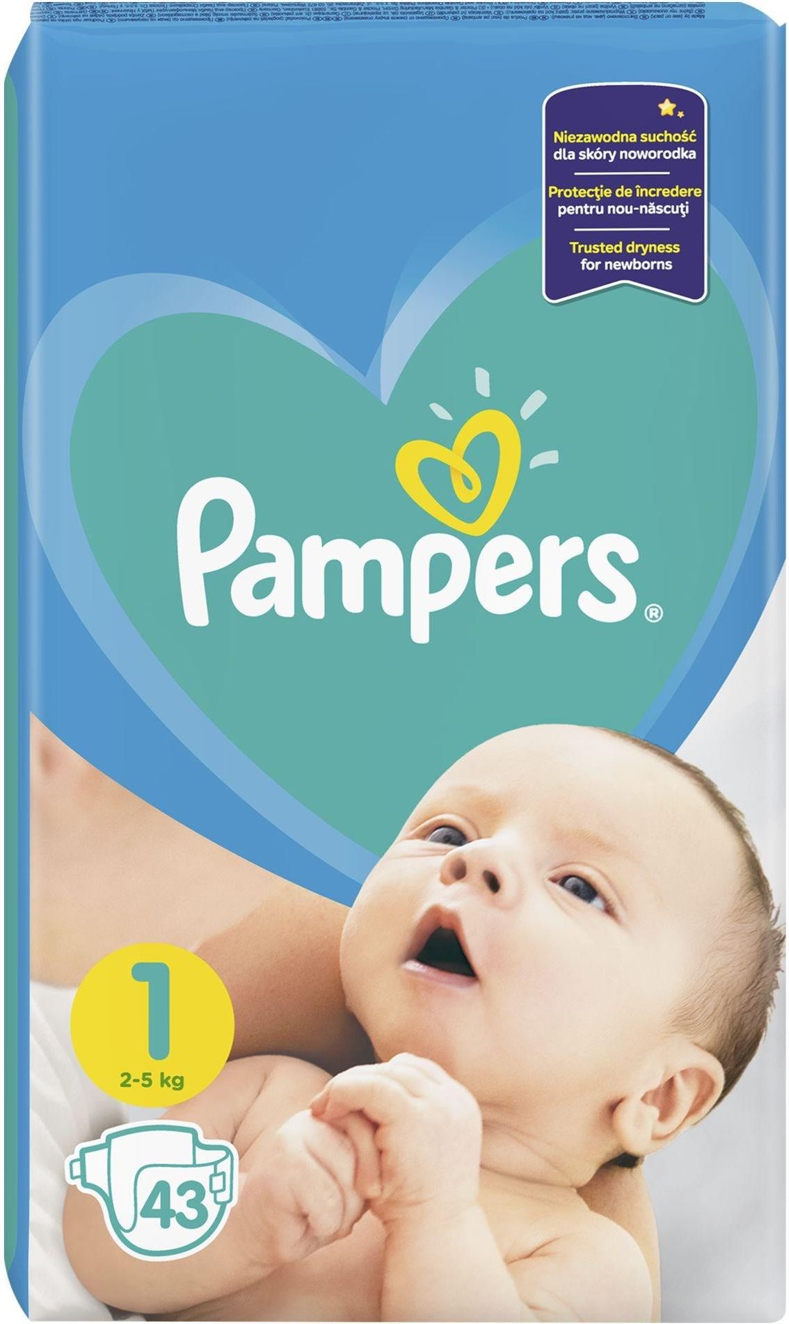 oznaczenie pieluszek pampers 1