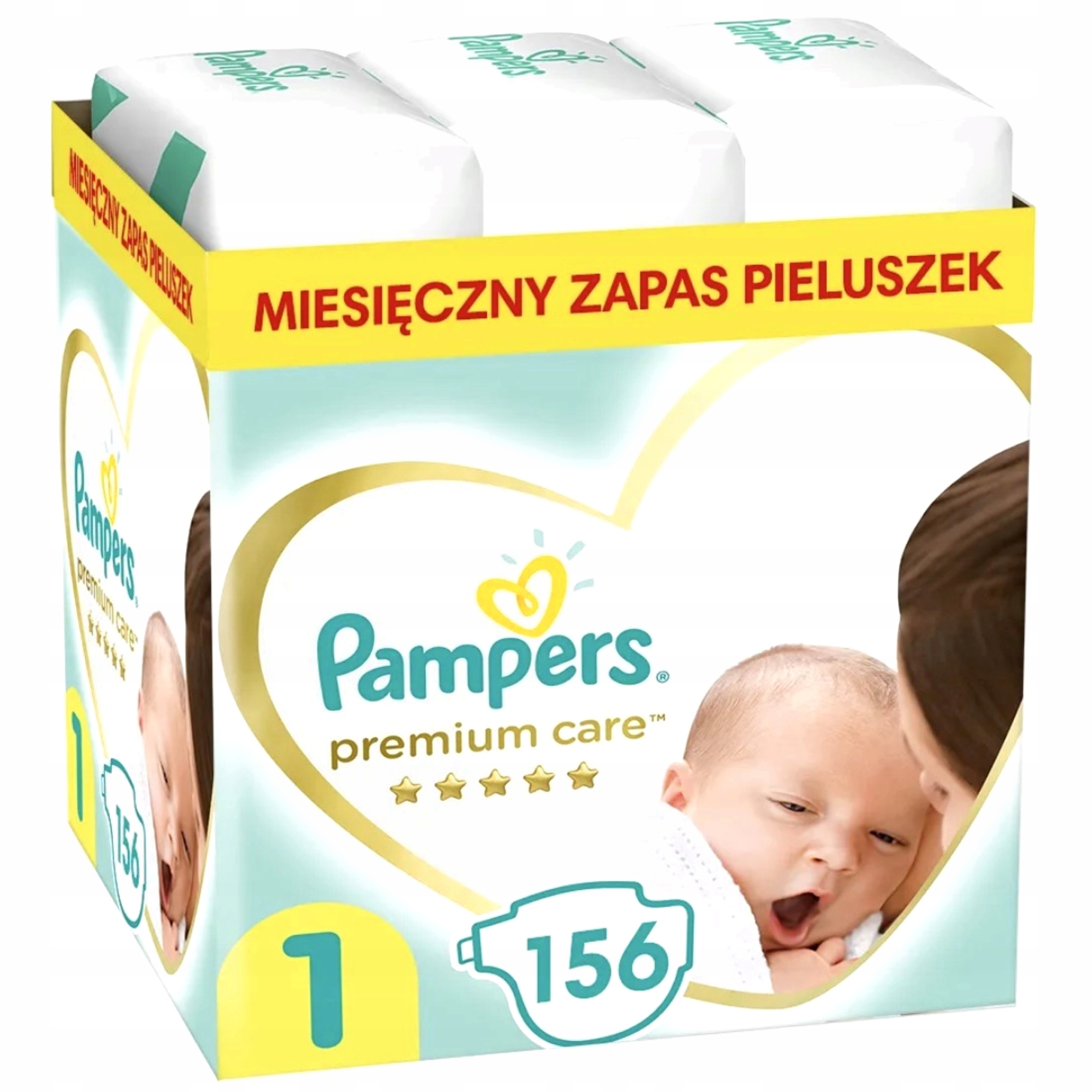 pampers premium care białe cena