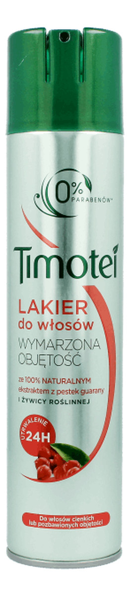 timotei lakier do włosów wymarzona objętość wizaz