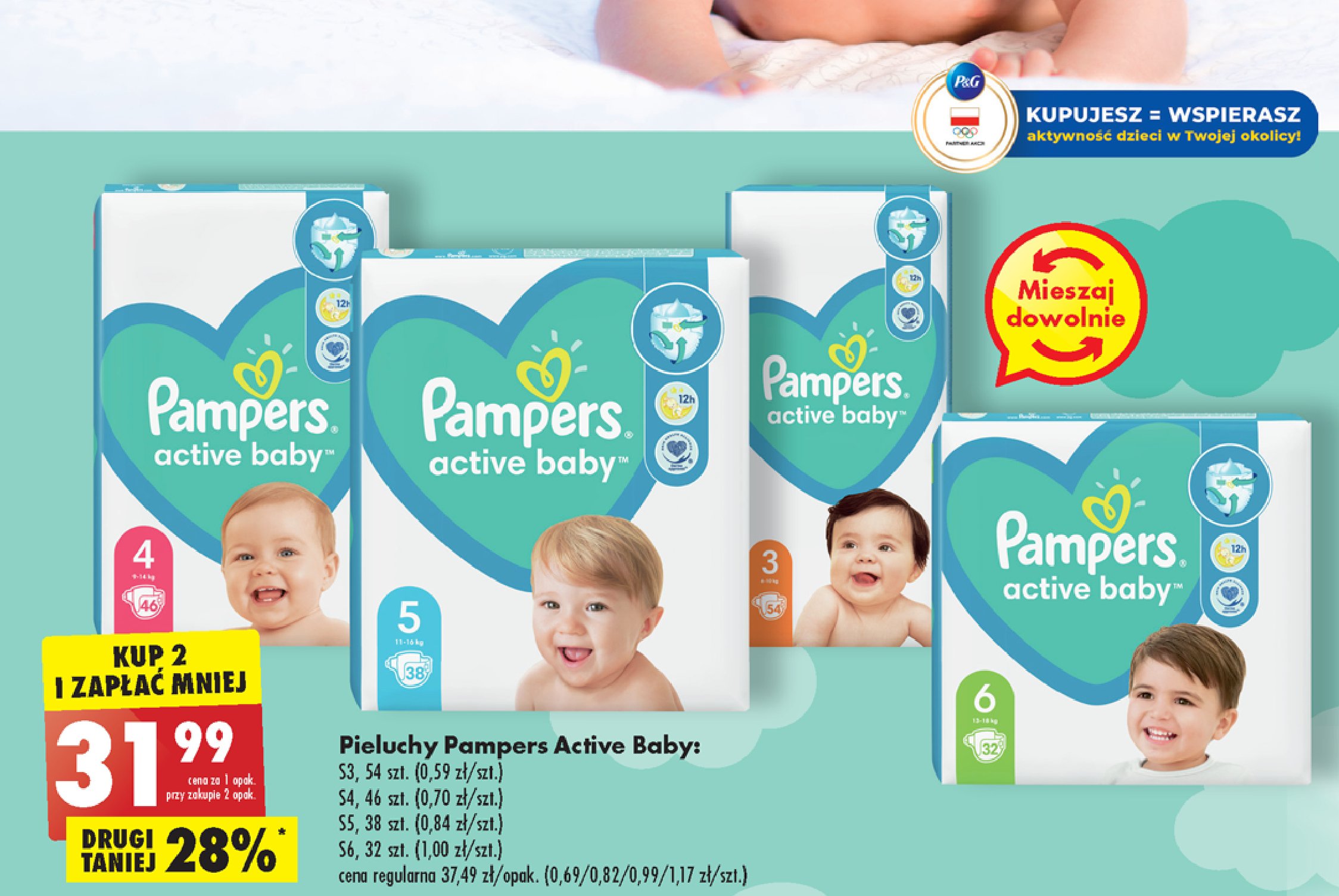 pieluchy pampers gdzie promocja