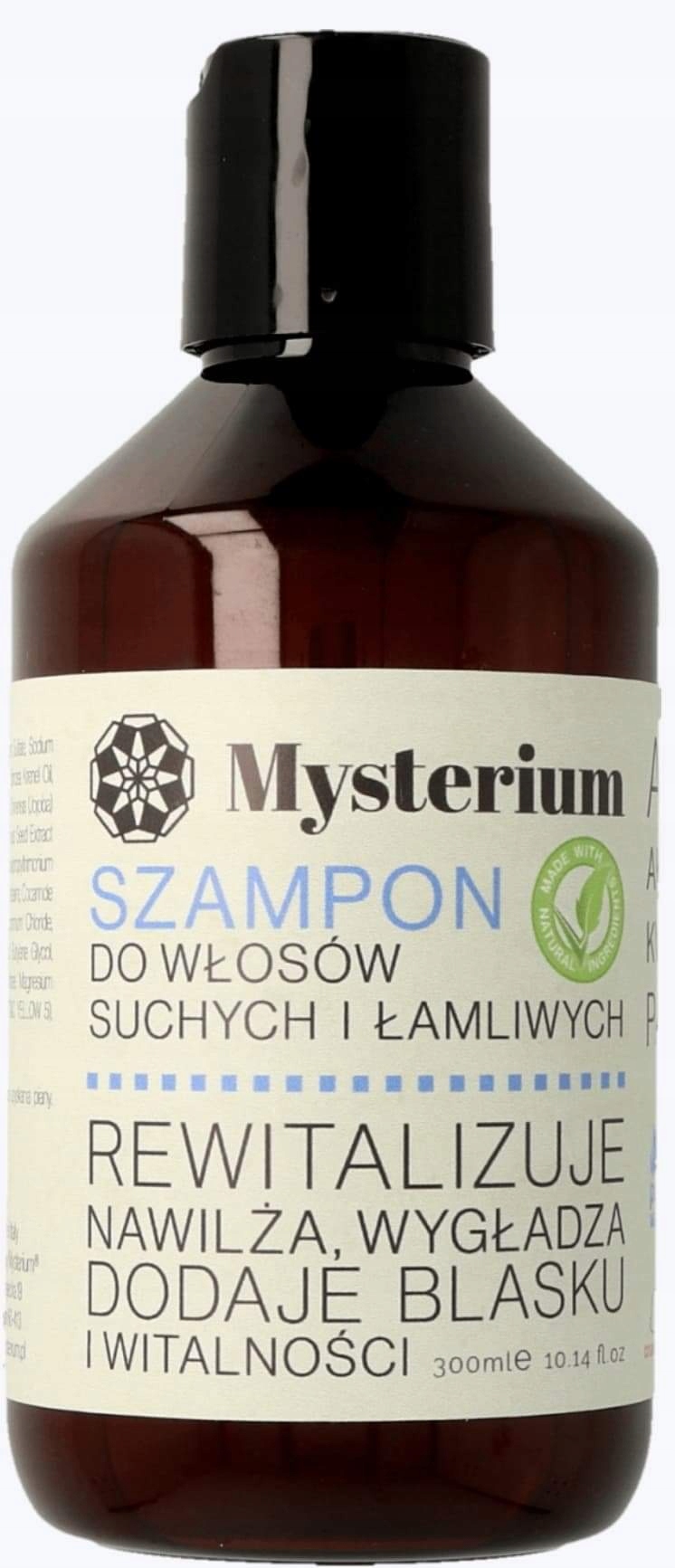 mysterium szampon do włosów suchych i łamliwych