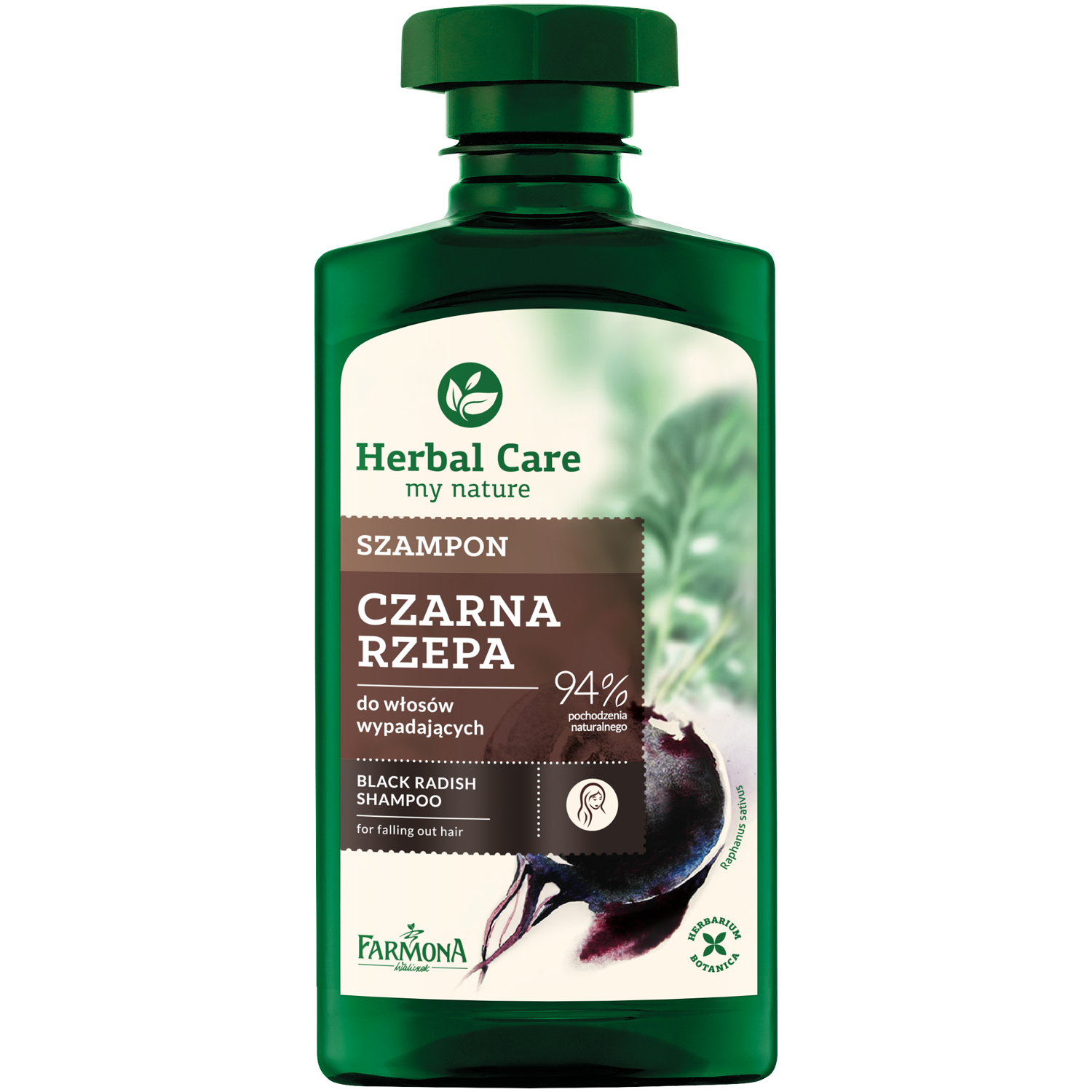 herbal care czarna rzepa szampon do włosów 3