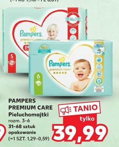 promocje na pampers premium care