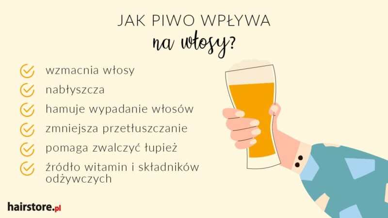 domowa odżywka z piwa do włosów