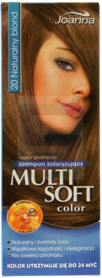 szampon koloryzujący joanna multi soft color 20 naturalny blond