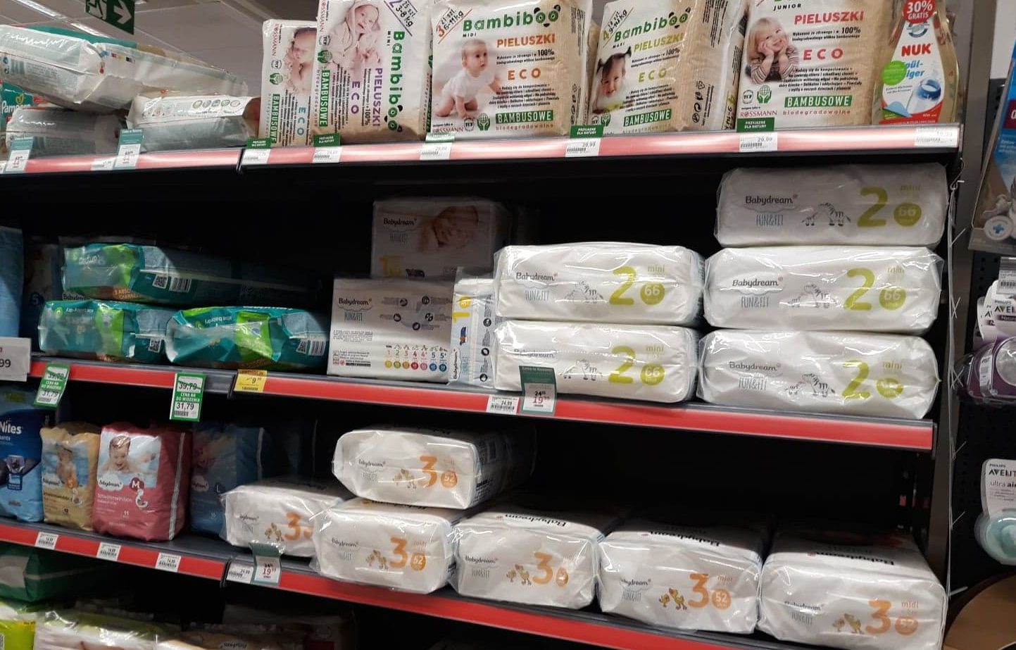 rossmann pieluchomajtki organiczne bambino