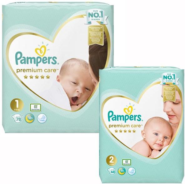 pieluszki pampers care 1