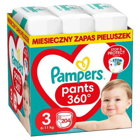 pieluchomajtki pampers pants opis