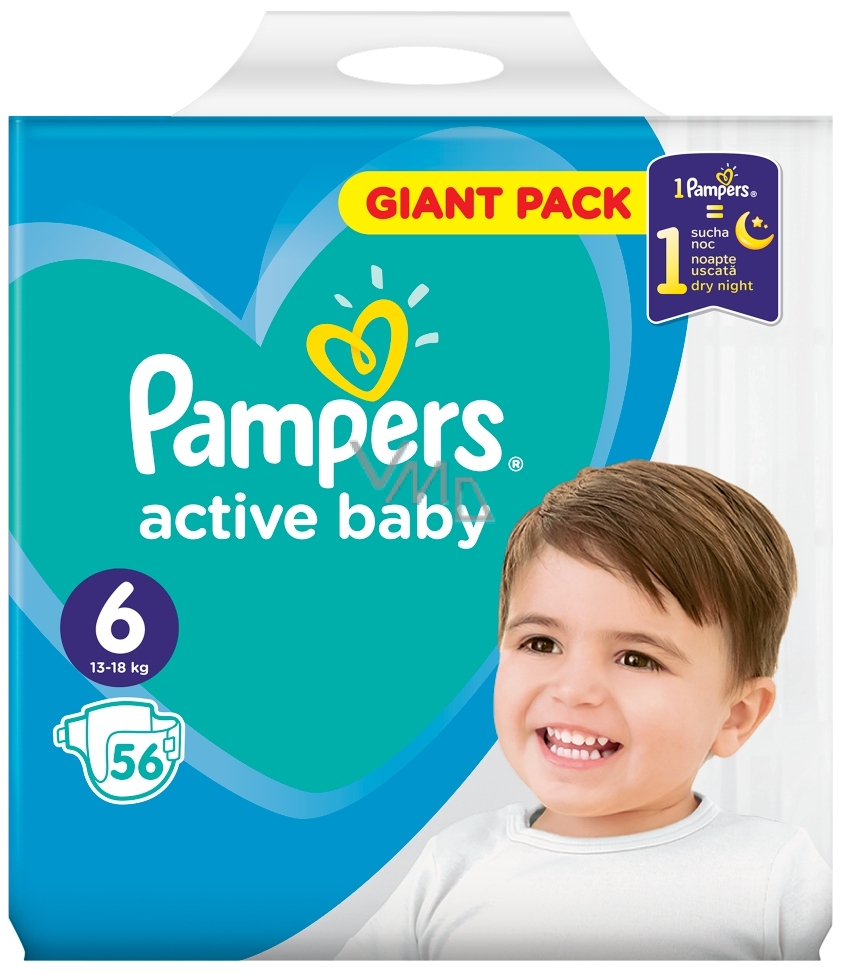 pampers 6 active baby dry