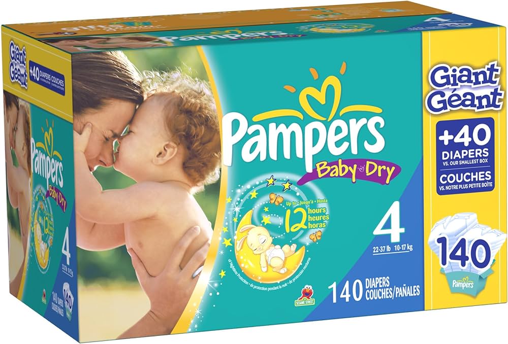 pampers 4 giant box plus
